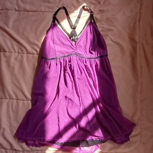 NWT sheer purple babydoll dress by Torrid